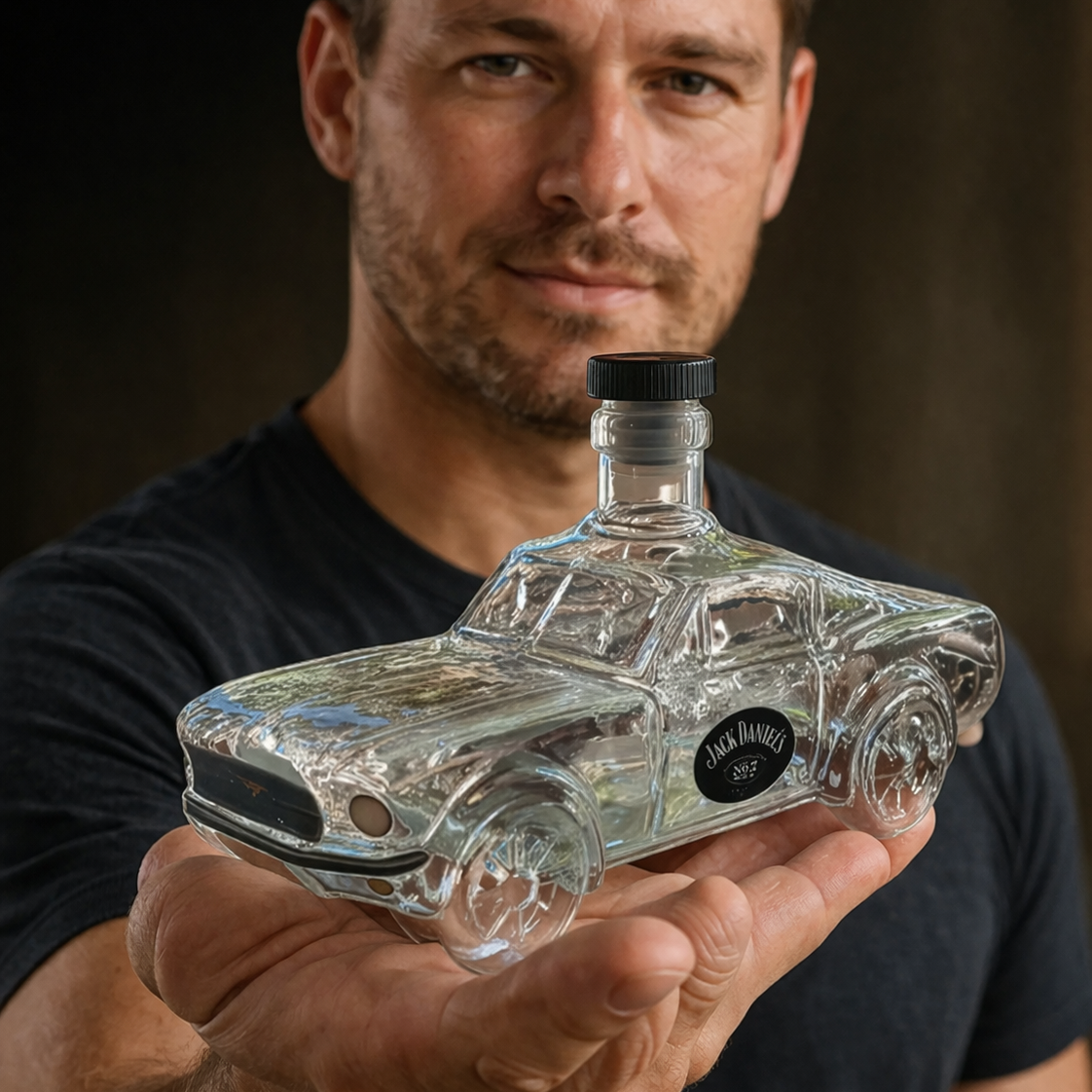 Car-Shaped Glass Whiskey Decanter