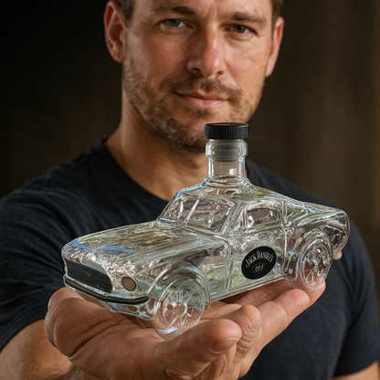 Car-Shaped Glass Whiskey Decanter