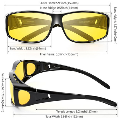Anti-Glare Night Driving Glasses