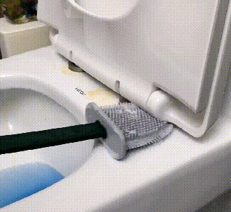 Silicone Toilet Brush with Holder