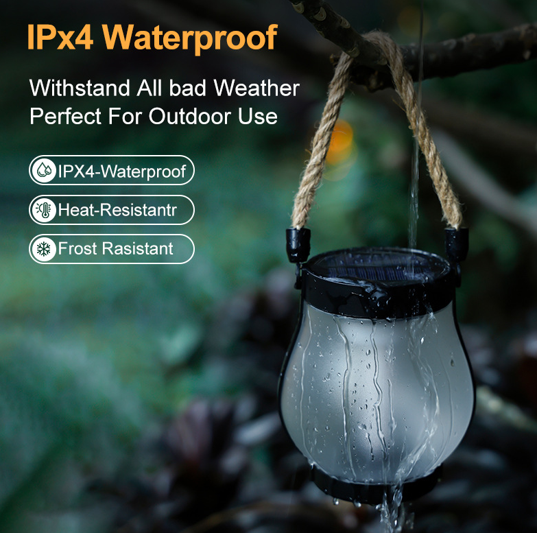 Flickering Solar Garden Light
