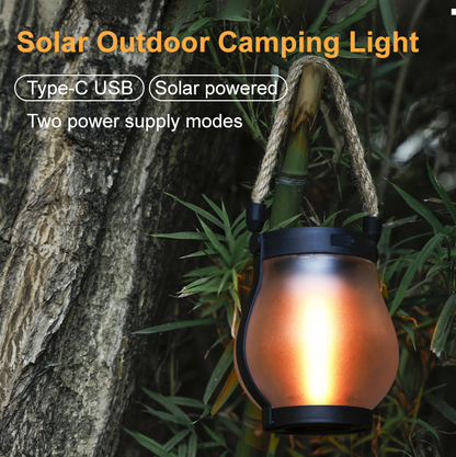 Flickering Solar Garden Light