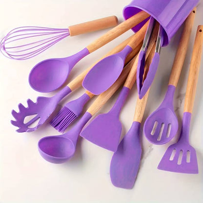12-Piece Silicone Utensil Set