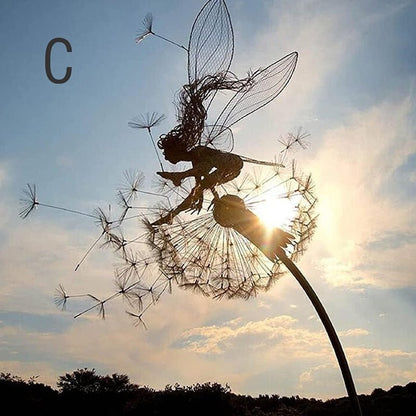 Dancing Steel Fairy Statue