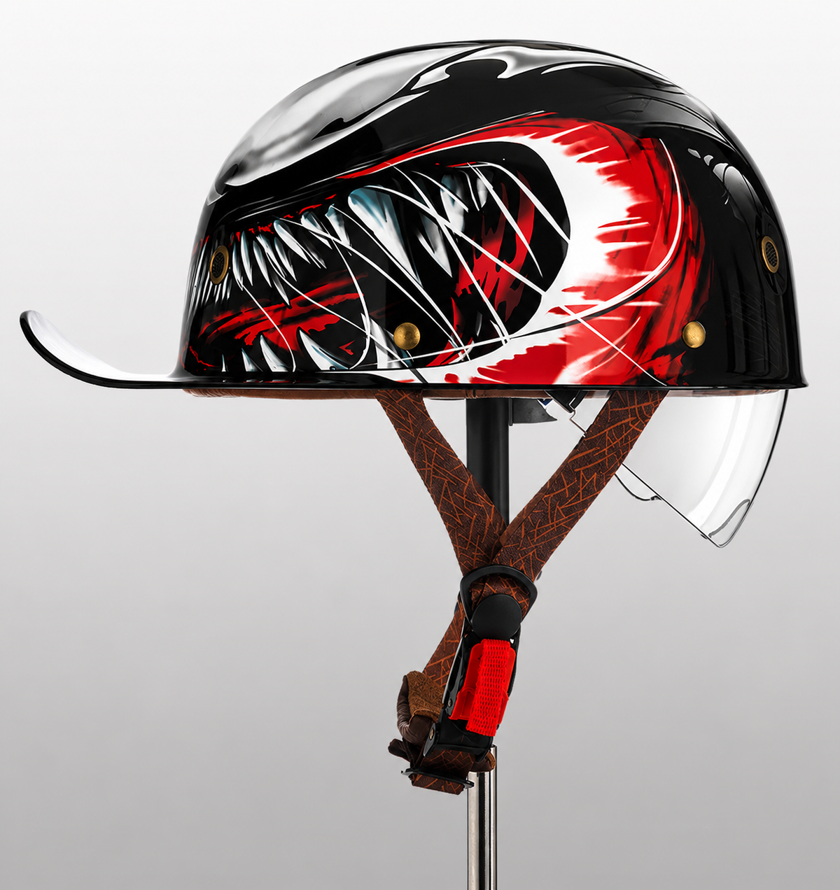 Moto Baseball Half Helmet