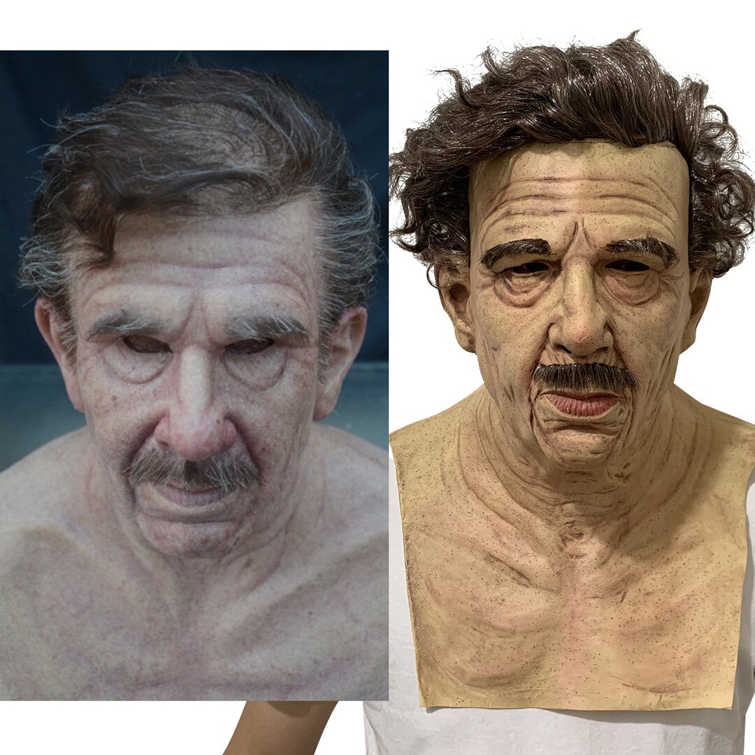 Creepy Old Man Latex Mask