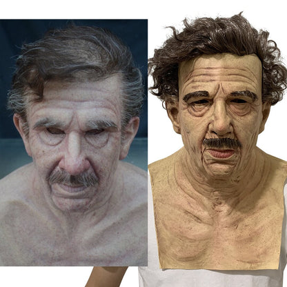 Creepy Old Man Latex Mask