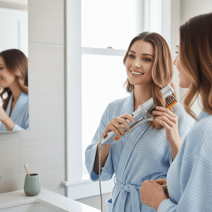 2-in-1 Rotating Styling Brush