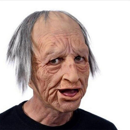Creepy Old Man Latex Mask
