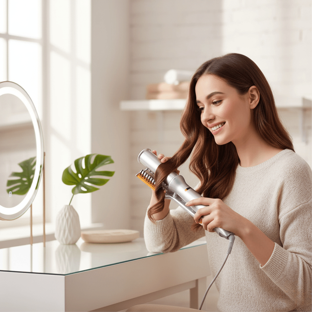 2-in-1 Rotating Styling Brush