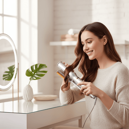 2-in-1 Rotating Styling Brush