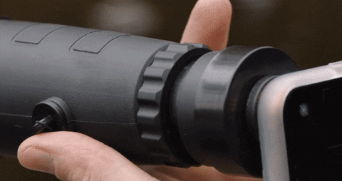 Compact Ultra-Zoom Monocular