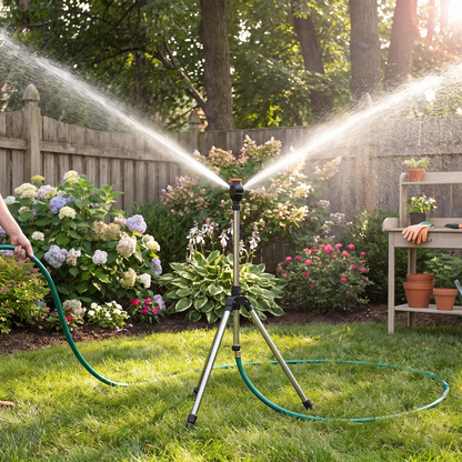 High Pressure Rotating Tripod Sprinkler