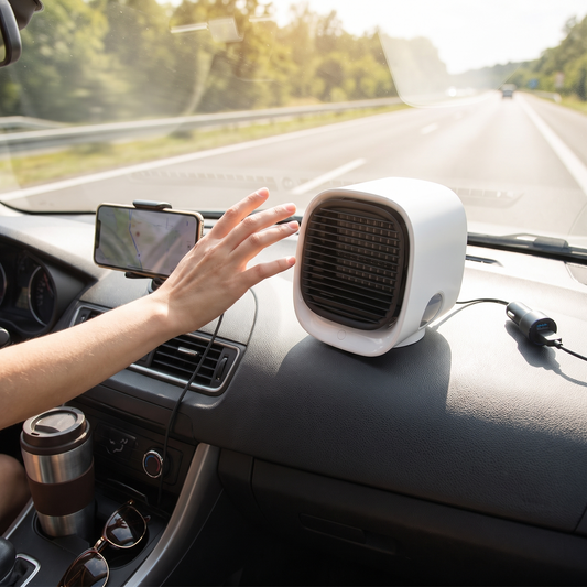 Mini USB air conditioner / cooling fan for the car