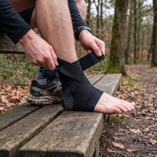 AnkleGuard protective ankle comfort wrap / brace