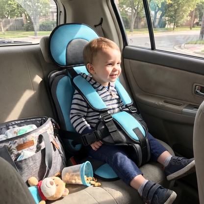 Portable and Foldable Child Car Booster Seat