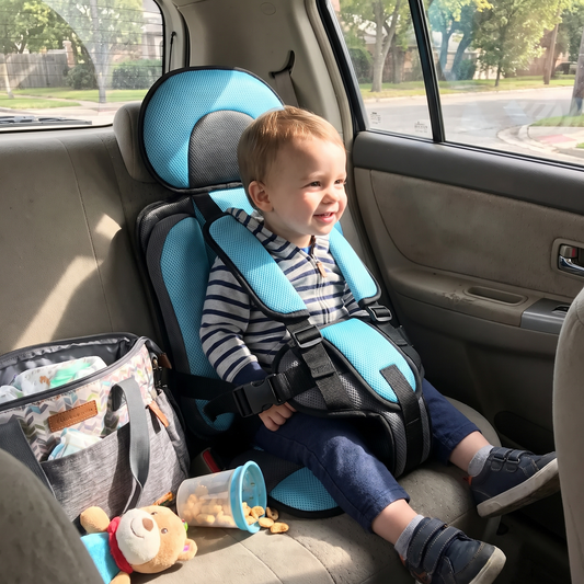 Portable and Foldable Child Car Booster Seat