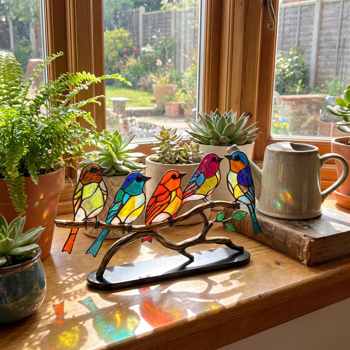 Window Bird Decoration