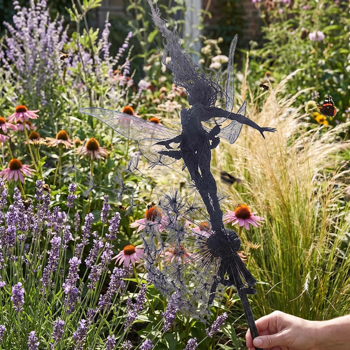 Dancing Fairy Statue Steel
