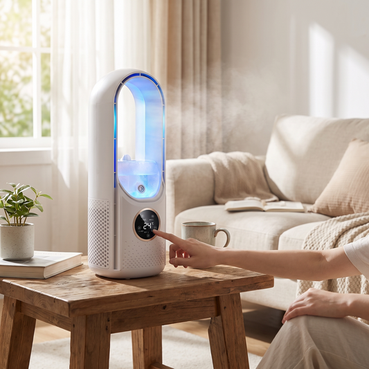 2025 Blade-Free Silent Portable Air Conditioner for Home and Office