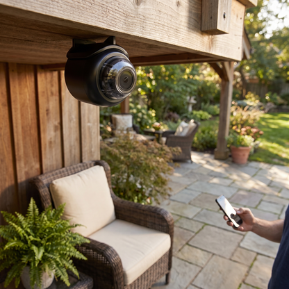Mini Hidden WiFi Camera in use