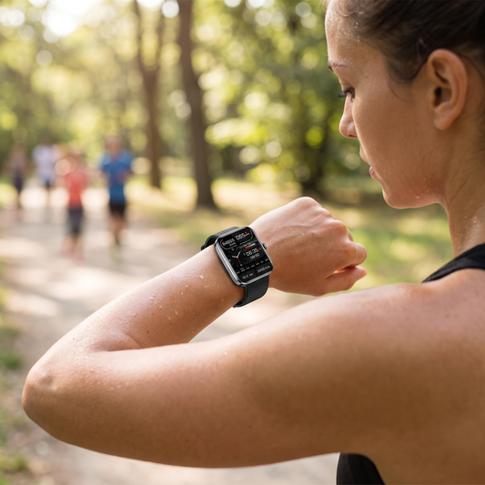 Smartwatch worn on wrist
