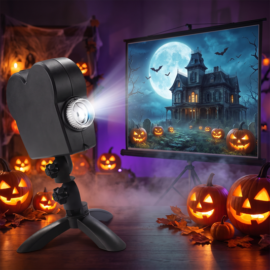 Halloween Projector with 12 Animated Spooky Scenes