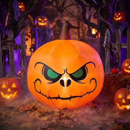 4 FT Halloween Inflatable Pumpkin with LED Lights
