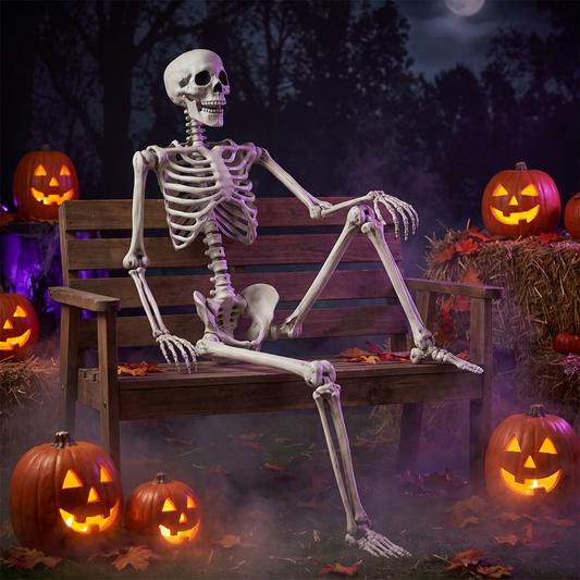 5.4 FT Halloween Life Size Skeleton