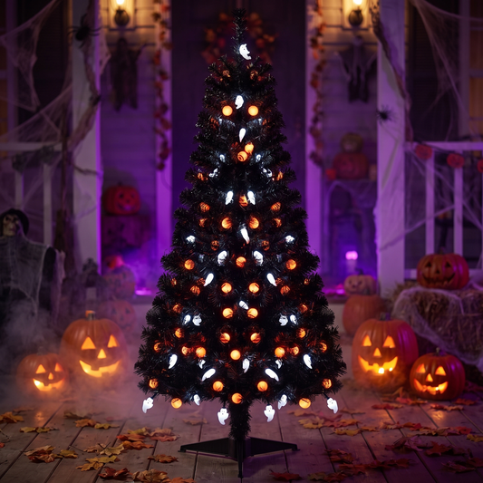 4.5 FT Pre-Lit Halloween Tree with Music Sync