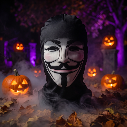 Printed Full-Face Halloween Costume Mask