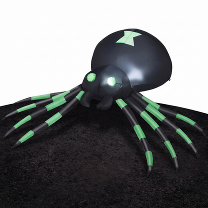 6 Ft Inflatable Light Up Spider Yard Decoration
