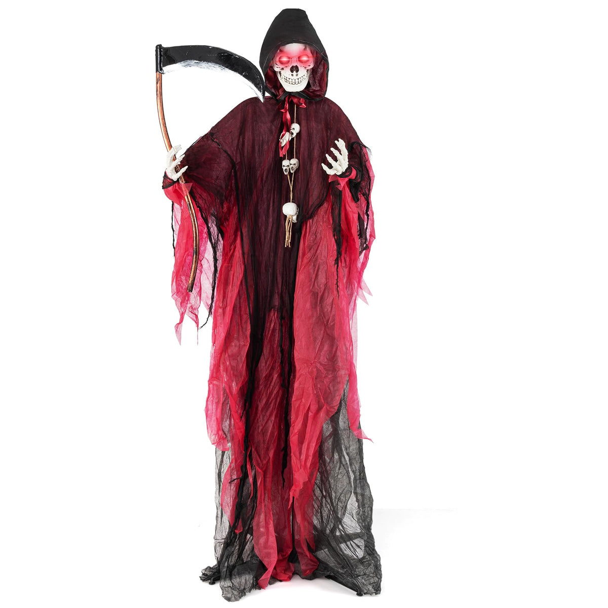 8 Ft Animated Grim Reaper with Sickle