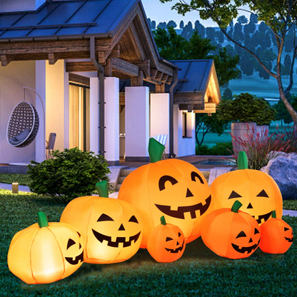 7.5 Ft Inflatable Pumpkin Yard Decoration