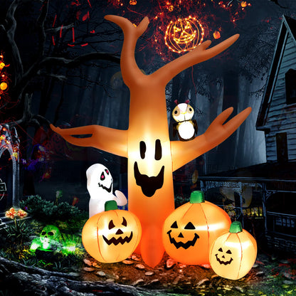 Inflatable Light Up Halloween Ghost Yard Decor