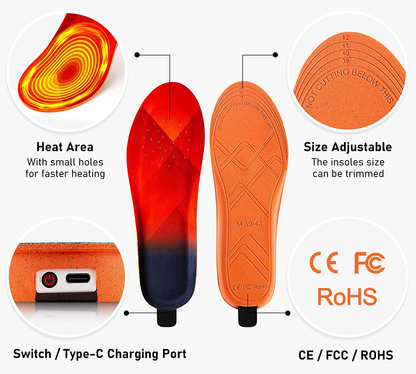 Rechargeable Heated Insoles