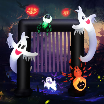 Inflatable Light Up Halloween Ghost Yard Decor