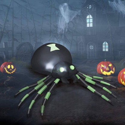 6 Ft Inflatable Light Up Spider Yard Decoration