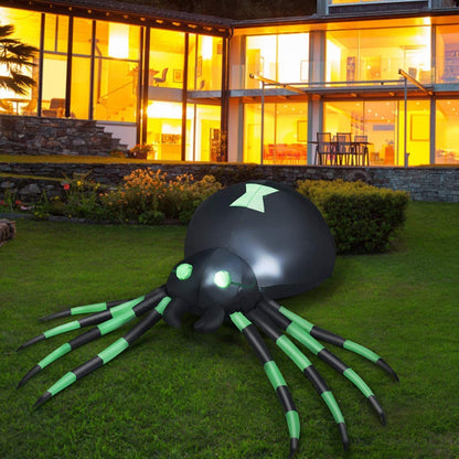 6 Ft Inflatable Light Up Spider Yard Decoration