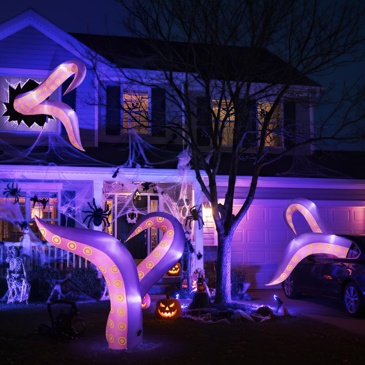 6.5 Ft Inflatable Octopus Tentacles Car Decoration