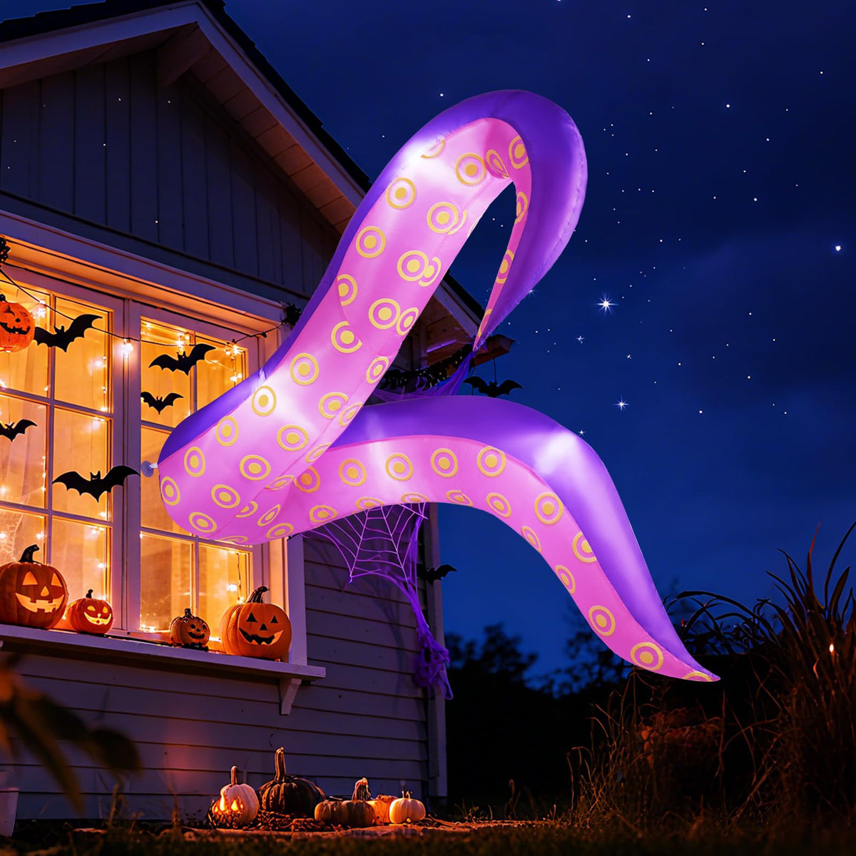 6.5 Ft Inflatable Octopus Tentacles Car Decoration