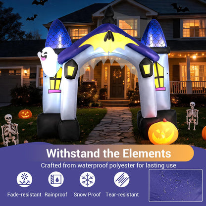 9 Ft Halloween Inflatable Castle Archway