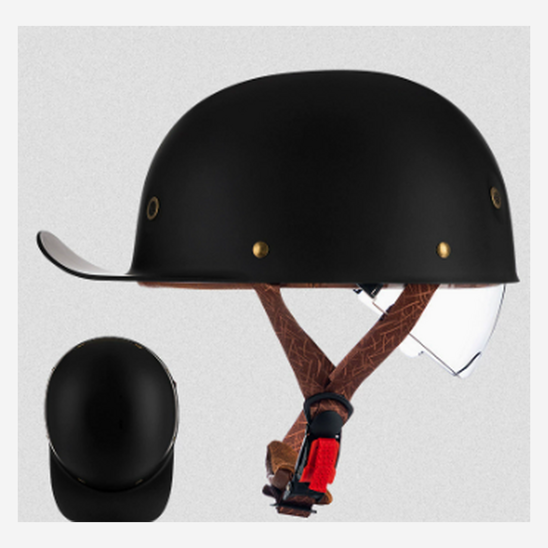 Moto Baseball Half Helmet