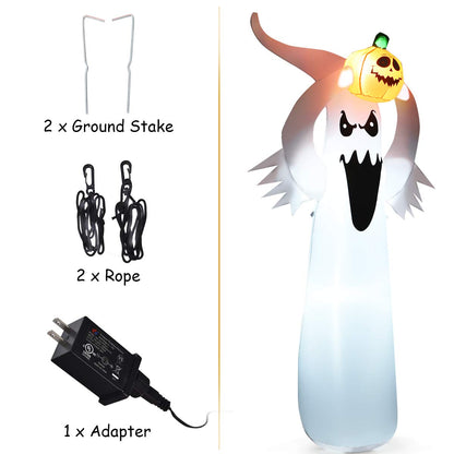 Inflatable Light Up Halloween Ghost Yard Decor