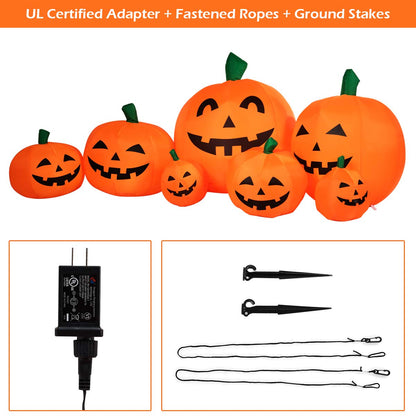 7.5 Ft Inflatable Pumpkin Yard Decoration
