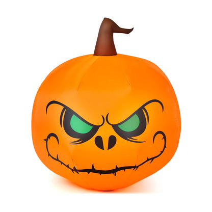 4 Ft Inflatable Light Up Pumpkin Yard Decoration