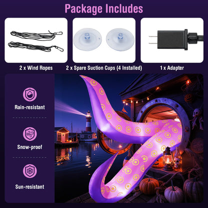 6.5 Ft Inflatable Octopus Tentacles Car Decoration