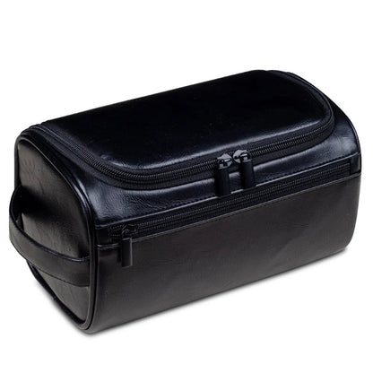 Hanging Leather Toiletry Bag