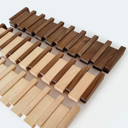 Folding Wooden Wall Coat Rack