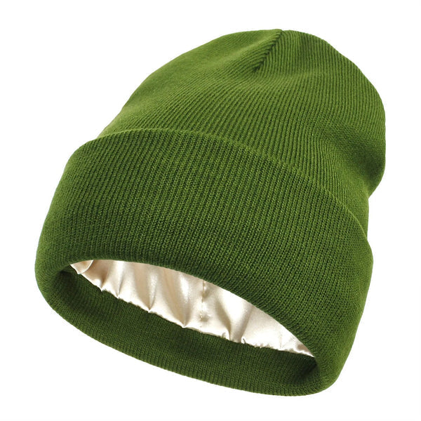 Silk-Lined Wool Winter Hat